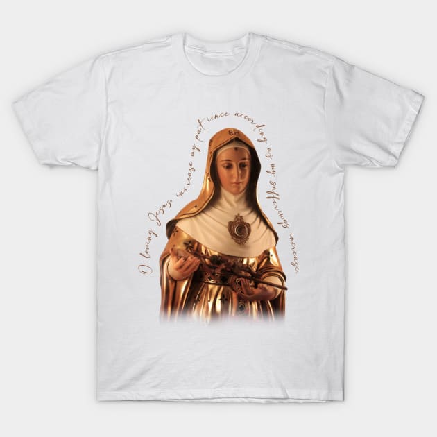 Sta Rita of Cascia T-Shirt by alinerope